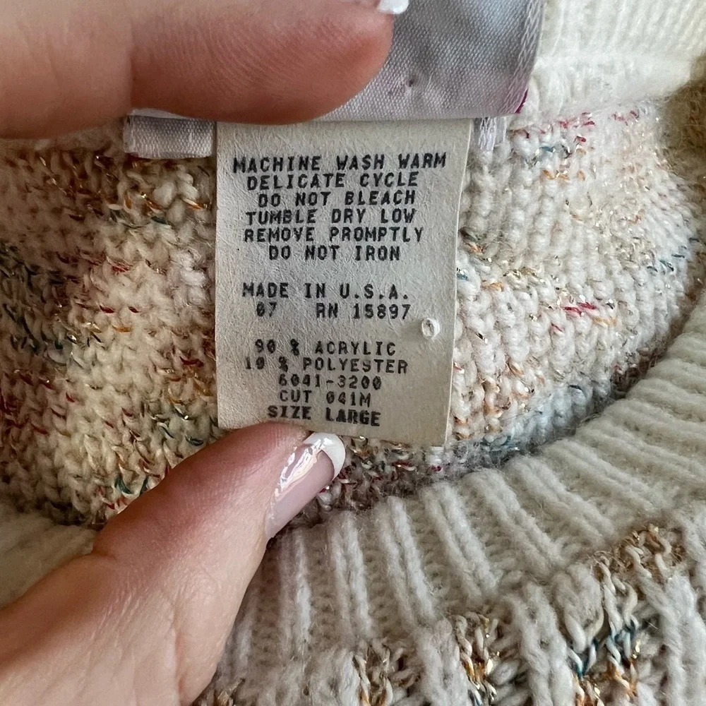 Vintage Knit 80’s Sweater - Picture 10 of 11